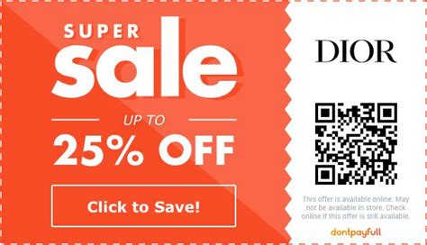 dior coupon code 2021|dior beauty coupon.